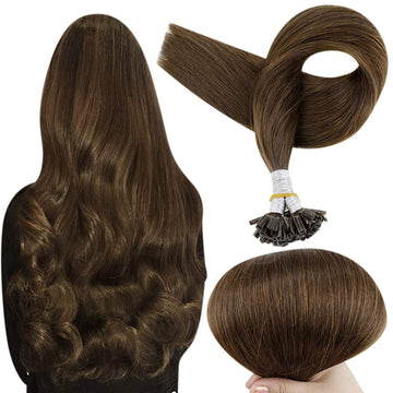 nail tip colored hair extensions real hair